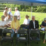 Guests at the Wagner marker dedication