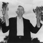 Andrew Duda, Sr. with celery bouquets