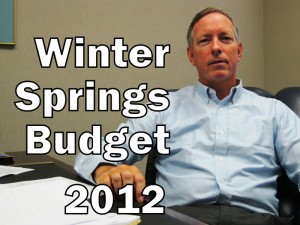 City of Winter Springs Budget – 2012 (photo & graphic -- CMF Public Media)