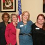 From left, Venita Garvin Valdez, CEO of Domestic Abuse Shelter, Inc. member of the board of the national Business and Professional Women’s Foundation; Laurie Reid, US Navy veteran, and director of clinical quality improvement & utilization management, Seminole Behavioral Healthcare; Zelda Ladan, League of Women Voters of Seminole County host and facilitator; Pat Graves, president League of Women Voters of Seminole County (photo - Charles E. Miller for CMF)