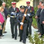 City Commissioners and color guard participate in flag raising ceremony (photo - Charles E. Miller for CMF Public Media)