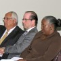 From left, Jim Hartmann, manager, Seminole County Government; A. Bryant Applegate, county attorney; and Valmarie R. Turner, director, community services, Seminole County Government
