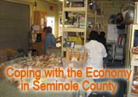 Coping with the Economy in Seminole County: Food Pantry
