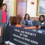 Legal Aid Society (left to right) Marilyn Carbo, Milly Gonzalez and Janis Mason (photo - CMF Public Media)
