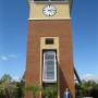 Clock tower at the Oviedo Campus of Seminole State College (photo - CMF Public Media)