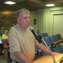 Jim Pitts endorses an applicant at city commission meeting (photo - CMF Public Media)