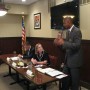 Judicial candidate Jaimon H. Perry addresses luncheon guests (photo - CMF Public Media)