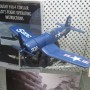 Model of the Corsair aircraft flown by pilots Brown and Hudner (photo - CMF Public Media)