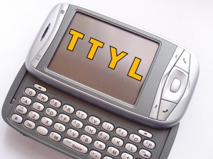 Talk To You Later title (“PocketPC” – courtesy Tom van Beveren)