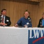Panel, left to right - Rob Teegarden, Erik Jacobsen, and Cynthia Barnett (photo - CMF Public Media)