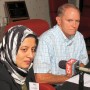 Panel members Saima Qureshi, M.D and Dr. Michael Abels (photo - Charles E. Miller for CMF)